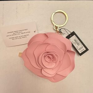 Kate Spade flower coin purse Keychain Accessory